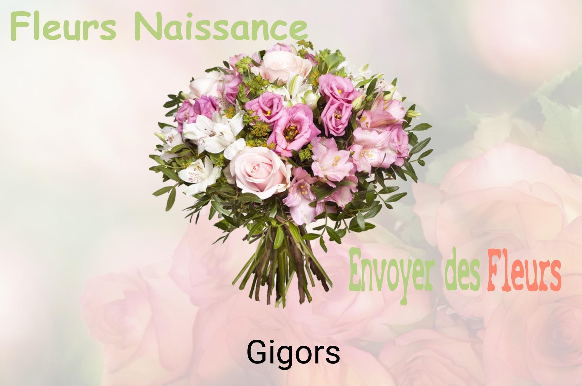 Bouquet de fleurs de naissance livré à Gigors